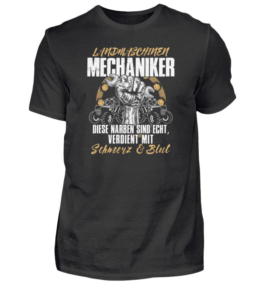 Mechaniker Narben · Herren T-Shirt-Herren Basic T-Shirt-Black-S-Agrarstarz