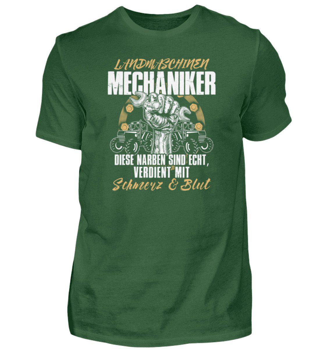 Mechaniker Narben · Herren T-Shirt-Herren Basic T-Shirt-Bottle Green-S-Agrarstarz