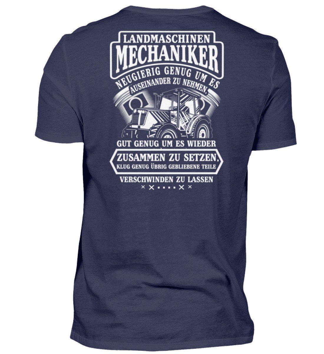 Mechaniker Neugierig · Herren T-Shirt-Herren Basic T-Shirt-Navy-S-Agrarstarz