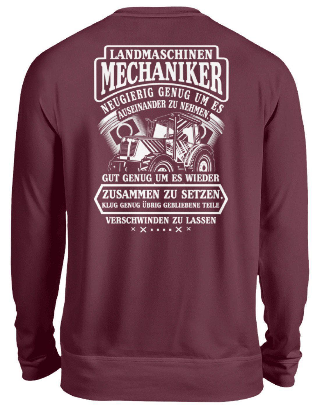 Mechaniker Neugierig · Unisex Sweatshirt Pullover-Unisex Sweatshirt-Burgundy-S-Agrarstarz