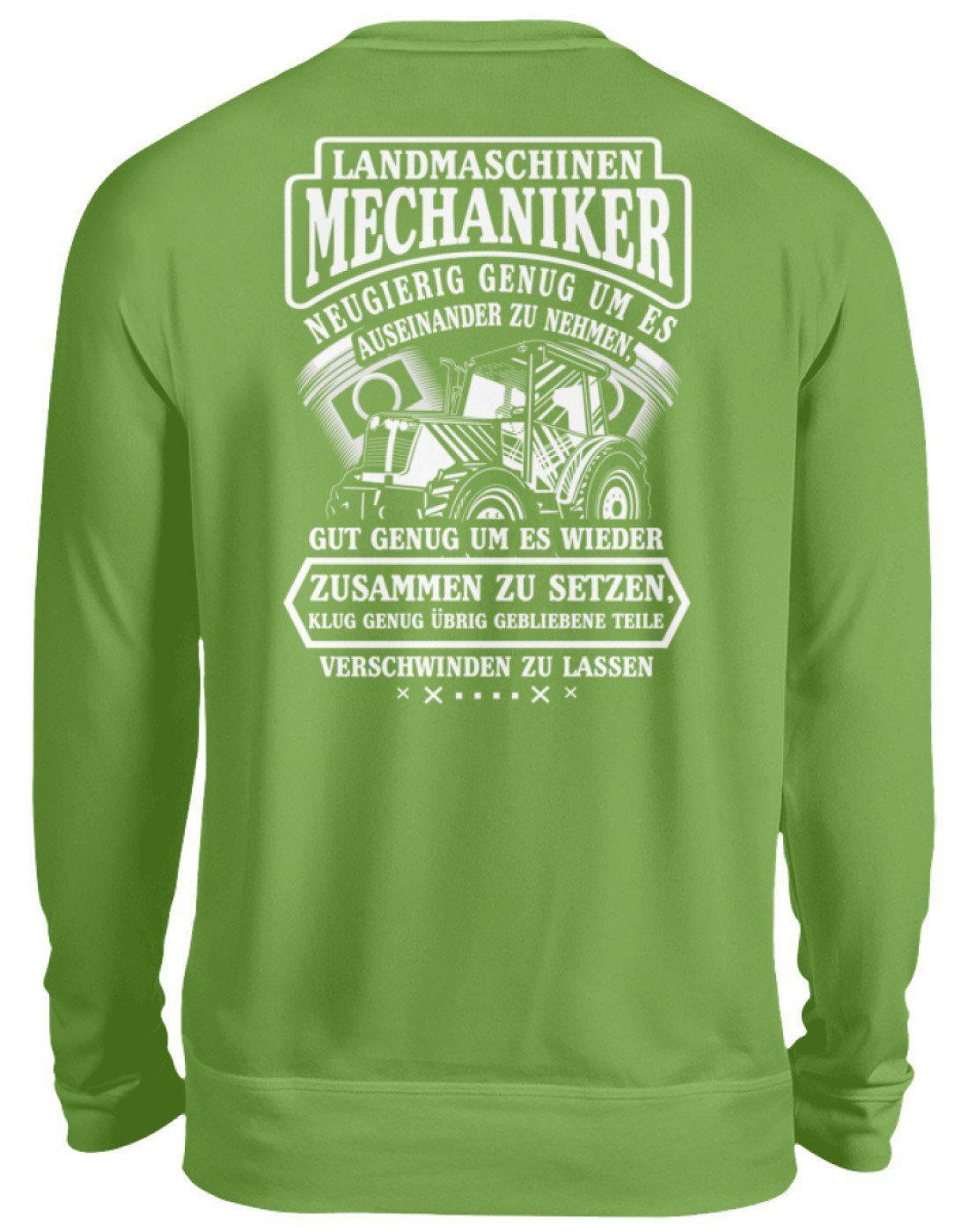Mechaniker Neugierig · Unisex Sweatshirt Pullover-Unisex Sweatshirt-LimeGreen-S-Agrarstarz