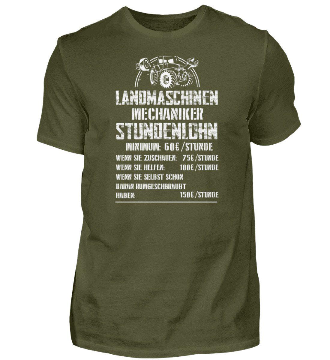 Mechaniker Stundenlohn · Herren T-Shirt-Herren Basic T-Shirt-Agrarstarz