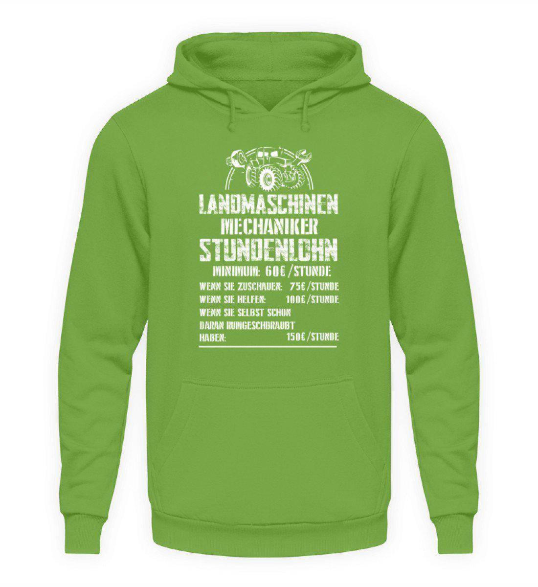 Mechaniker Stundenlohn · Unisex Kapuzenpullover Hoodie-Unisex Hoodie-LimeGreen-L-Agrarstarz