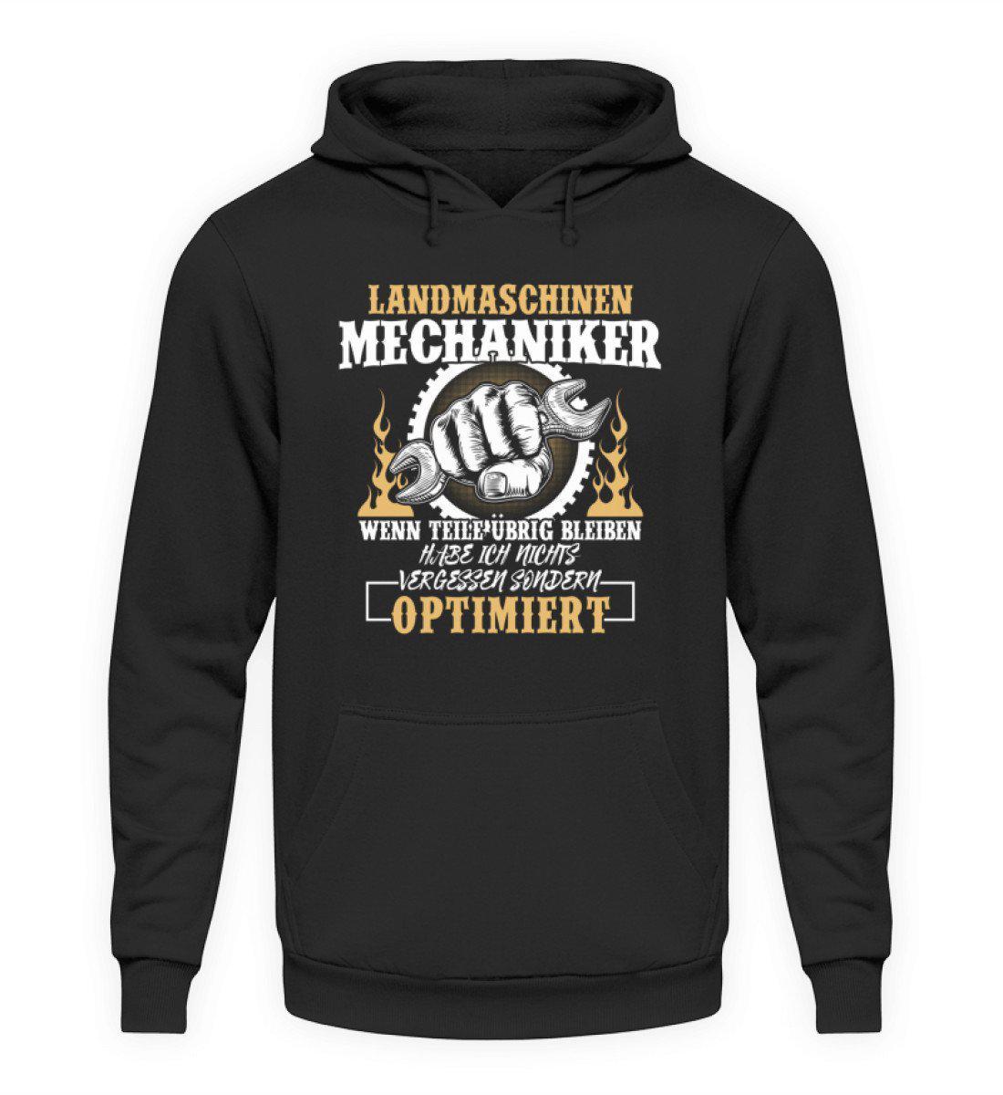 Mechaniker Teile optimiert · Unisex Kapuzenpullover Hoodie-Unisex Hoodie-Jet Black-S-Agrarstarz