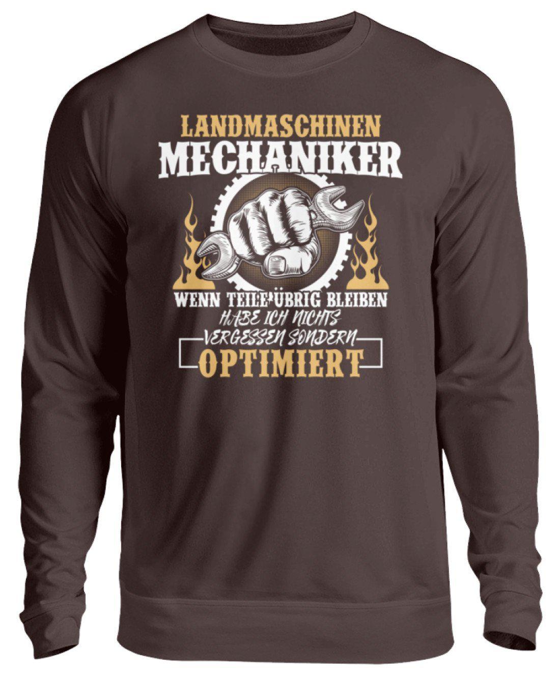 Mechaniker Teile optimiert · Unisex Sweatshirt Pullover-Unisex Sweatshirt-Hot Chocolate-S-Agrarstarz