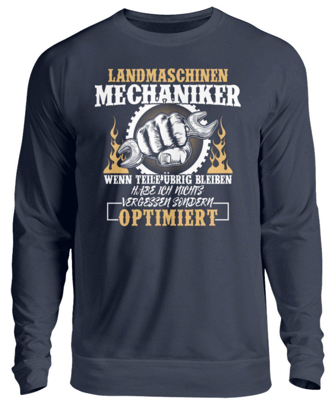 Mechaniker Teile optimiert · Unisex Sweatshirt Pullover-Unisex Sweatshirt-Oxford Navy-S-Agrarstarz