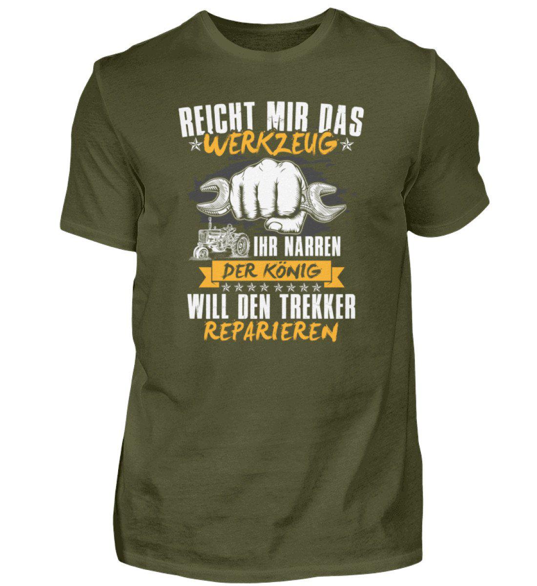Mechaniker Trekker reparieren · Herren T-Shirt-Herren Basic T-Shirt-Urban Khaki-S-Agrarstarz