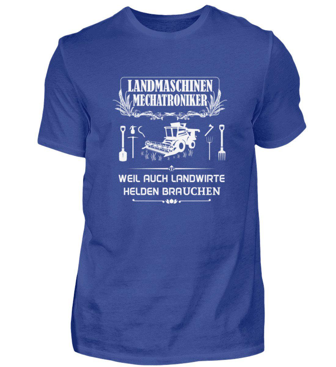 Mechatroniker Landwirte Helden · Herren T-Shirt-Herren Basic T-Shirt-Royal Blue-S-Agrarstarz
