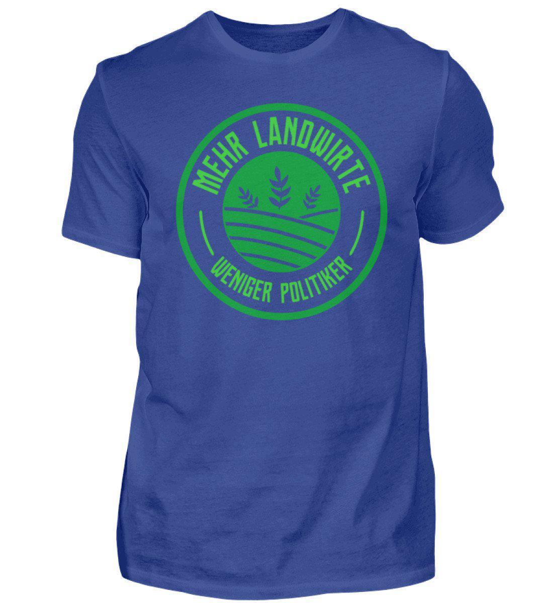 Mehr Landwirte · Herren T-Shirt-Herren Basic T-Shirt-Royal Blue-S-Agrarstarz