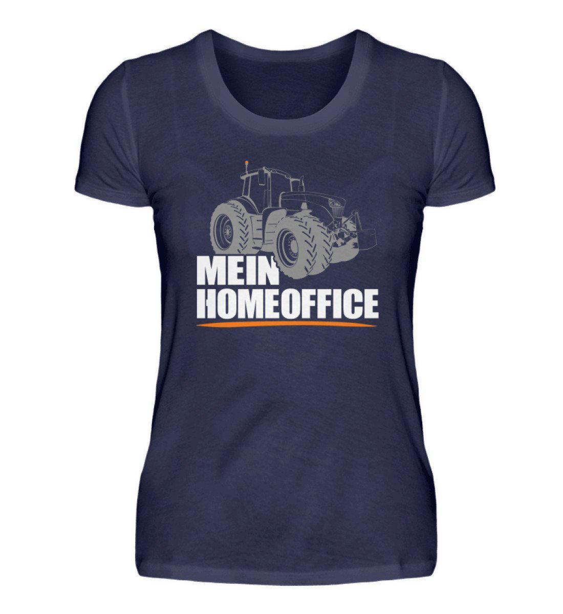 Mein Homeoffice · Damen T-Shirt-Damen Basic T-Shirt-Navy-S-Agrarstarz