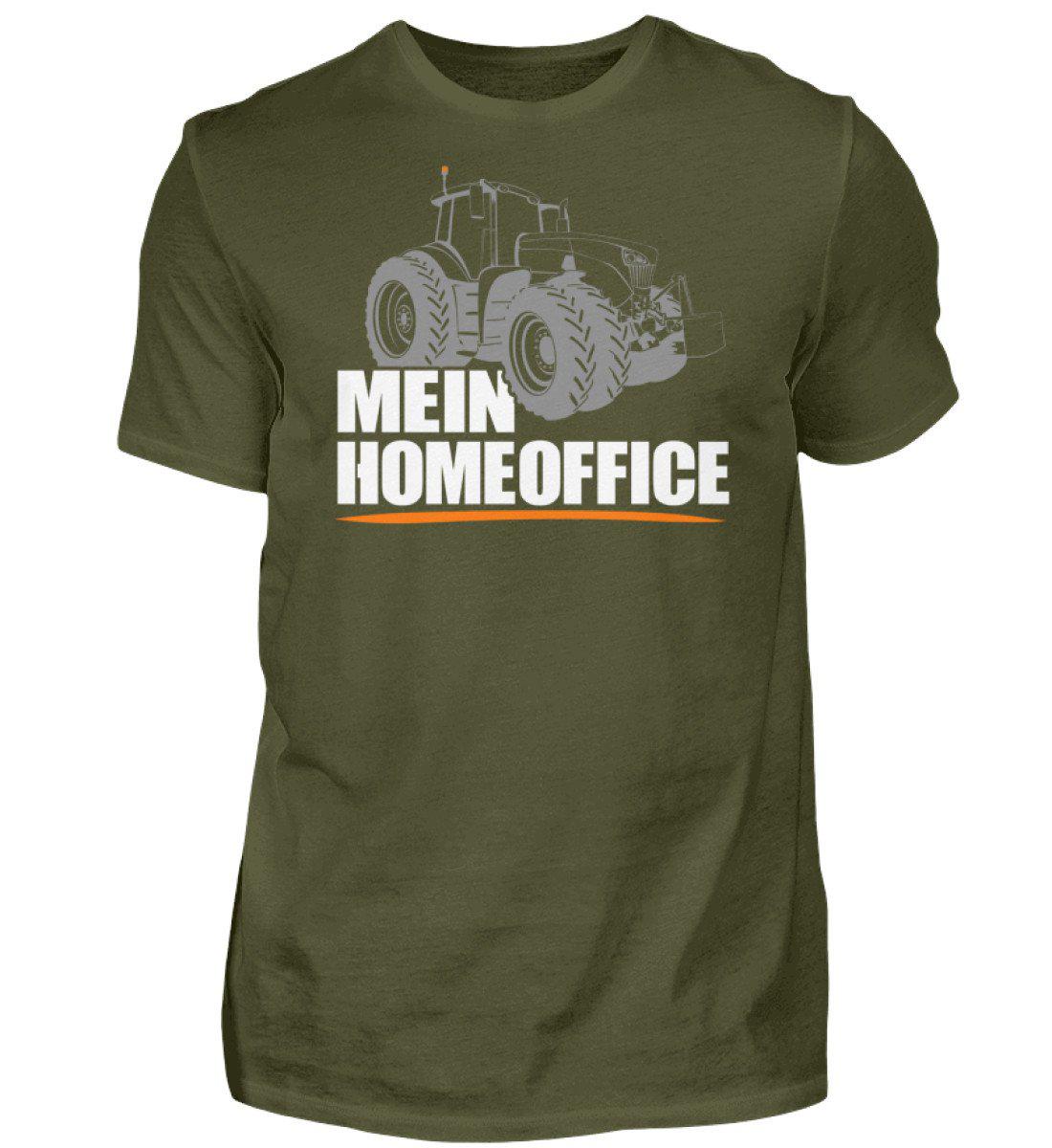 Mein Homeoffice · Herren T-Shirt-Herren Basic T-Shirt-Urban Khaki-S-Agrarstarz