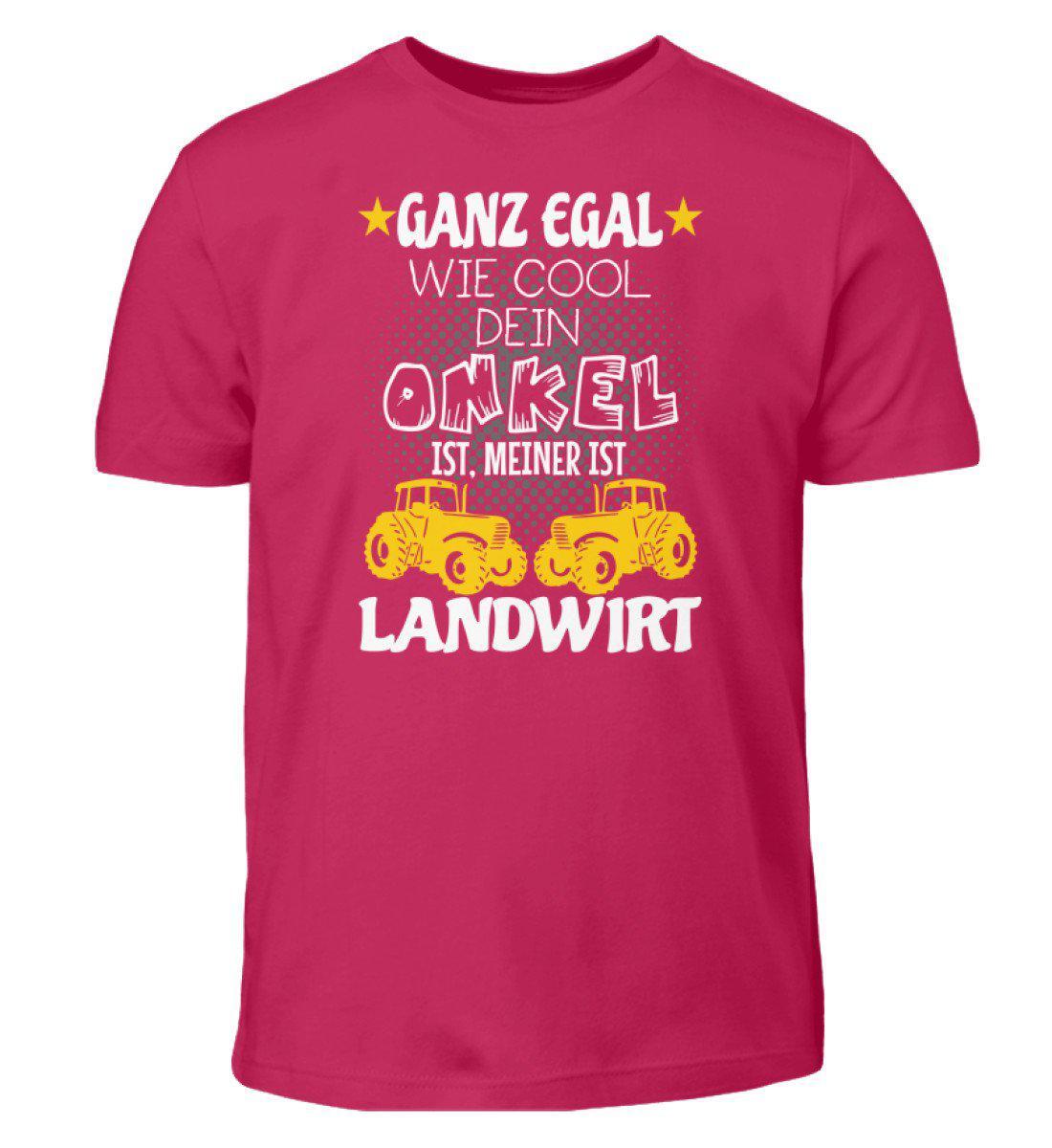 Mein Onkel ist Landwirt · Kinder T-Shirt-Kinder T-Shirt-Sorbet-12/14 (152/164)-Agrarstarz