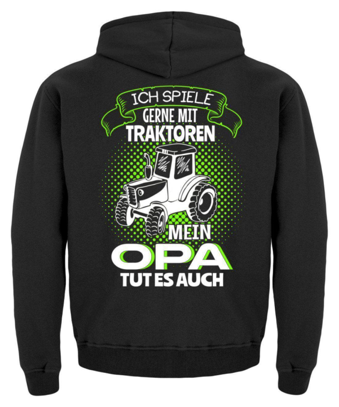 Mein Opa spielt mit Traktoren · Kinder Kapuzenpullover Hoodie-Kinder Hoodie-Agrarstarz