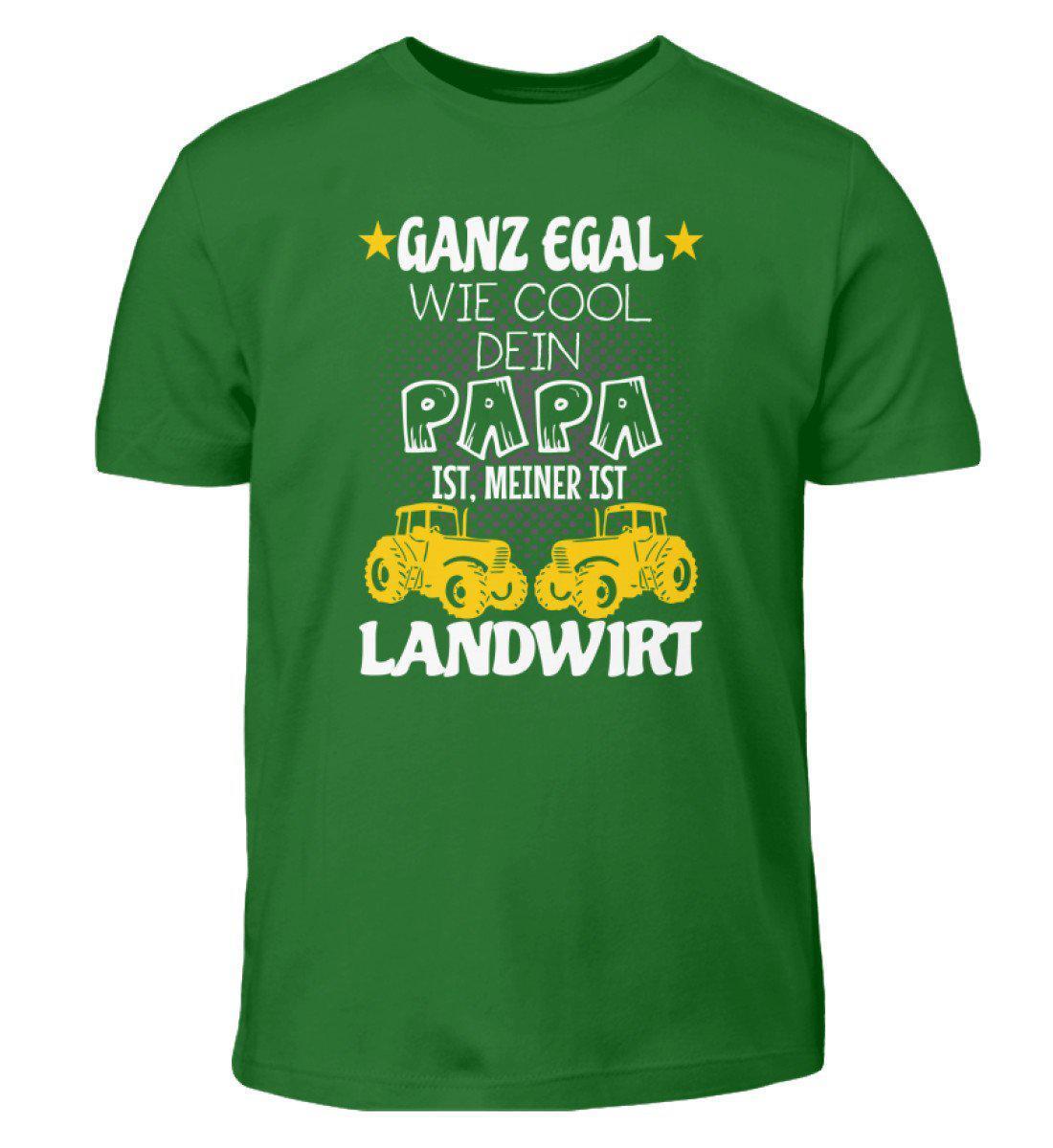 Mein Papa ist Landwirt · Kinder T-Shirt-Kinder T-Shirt-Kelly Green-12/14 (152/164)-Agrarstarz