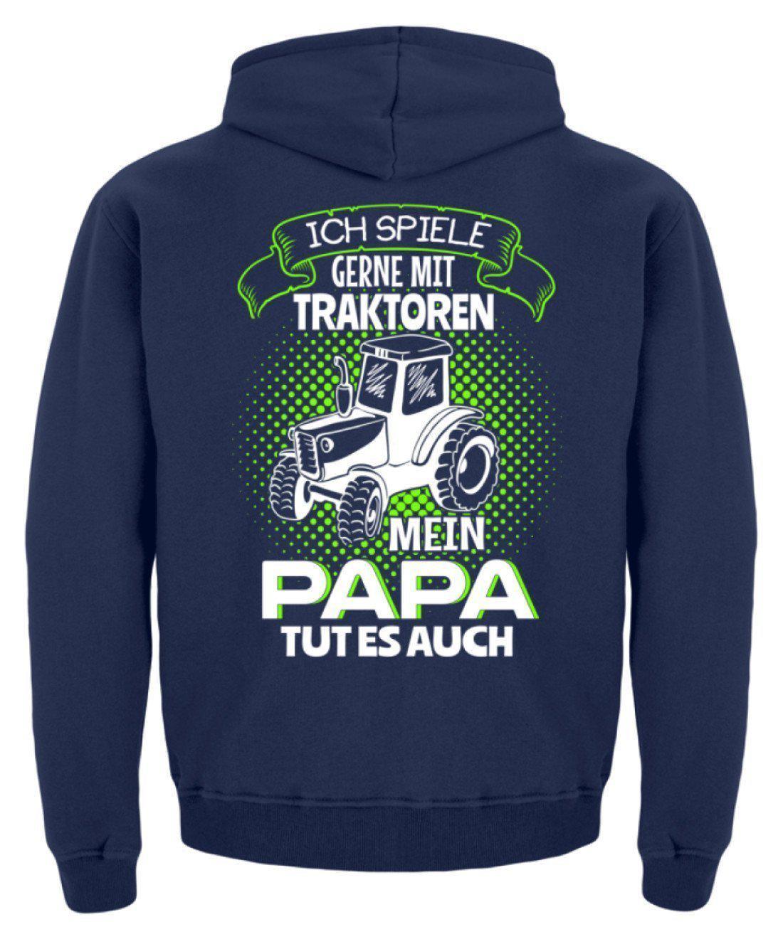 Mein Papa spielt mit Traktoren · Kinder Kapuzenpullover Hoodie-Kinder Hoodie-Agrarstarz