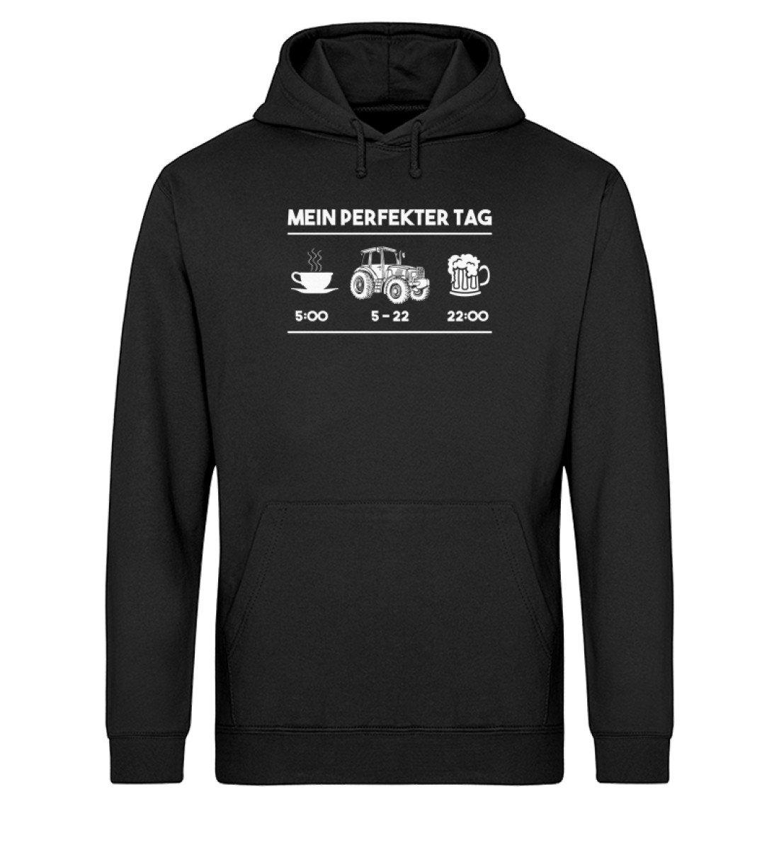 Mein Perfekter Tag 1 · Unisex Organic Hoodie-Drummer Hoodie ST/ST-Black-XS-Agrarstarz