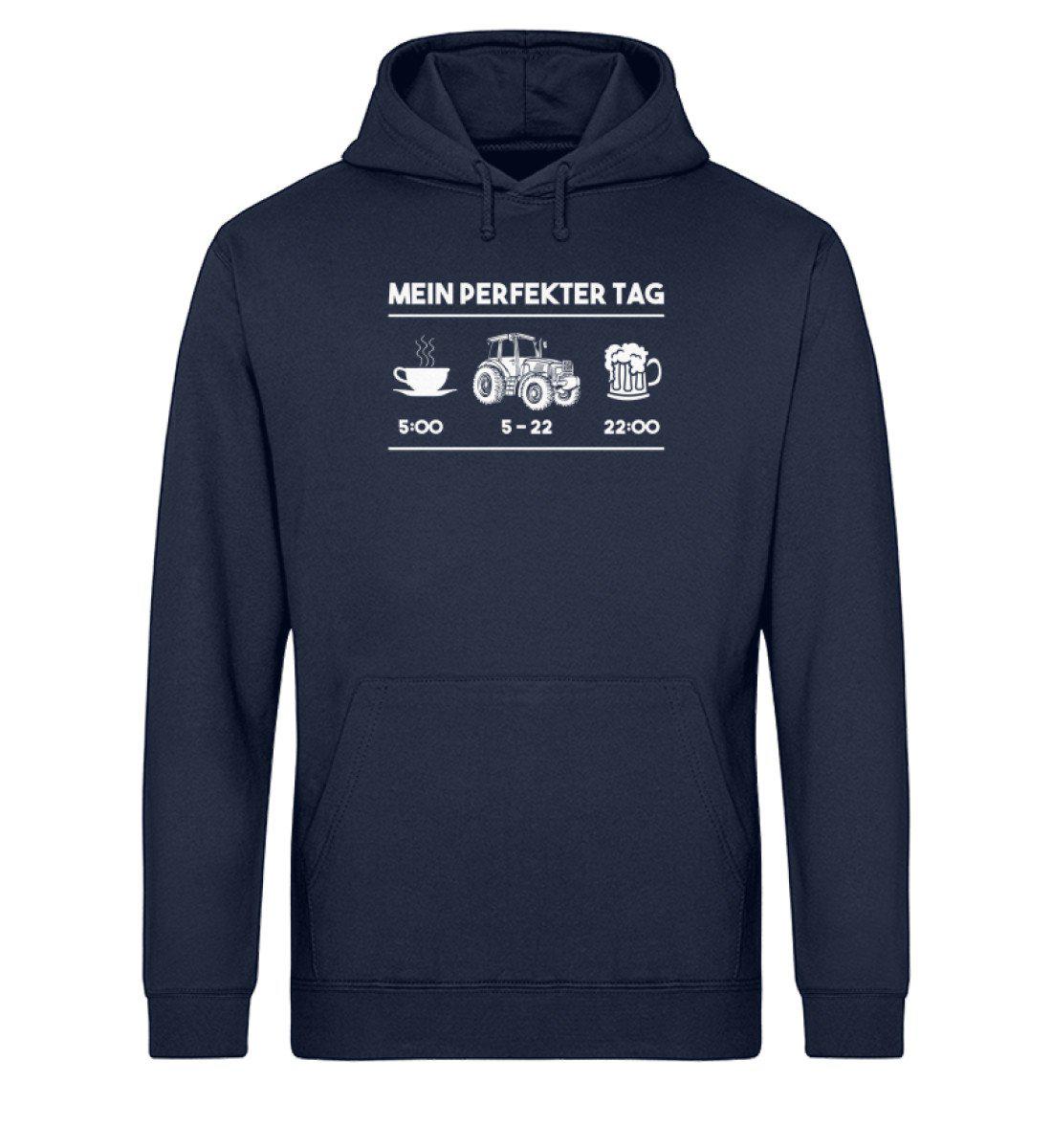 Mein Perfekter Tag 1 · Unisex Organic Hoodie-Drummer Hoodie ST/ST-French Navy-XS-Agrarstarz