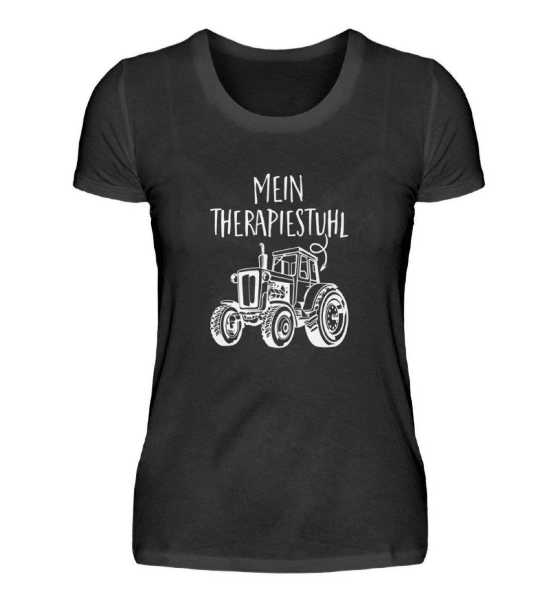 Mein Therapiestuhl · Damen T-Shirt-Damen Basic T-Shirt-Black-S-Agrarstarz