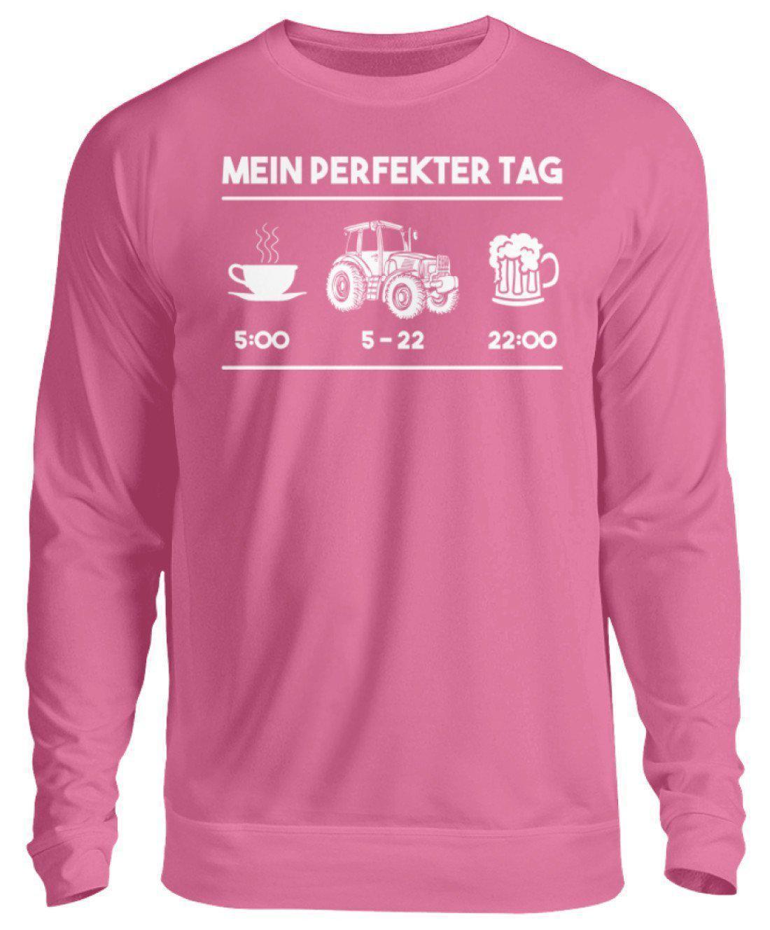 Mein perfekter Tag 1 · Unisex Sweatshirt Pullover-Unisex Sweatshirt-Candyfloss Pink-S-Agrarstarz