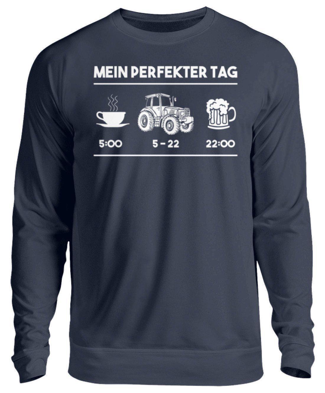 Mein perfekter Tag 1 · Unisex Sweatshirt Pullover-Unisex Sweatshirt-Oxford Navy-S-Agrarstarz