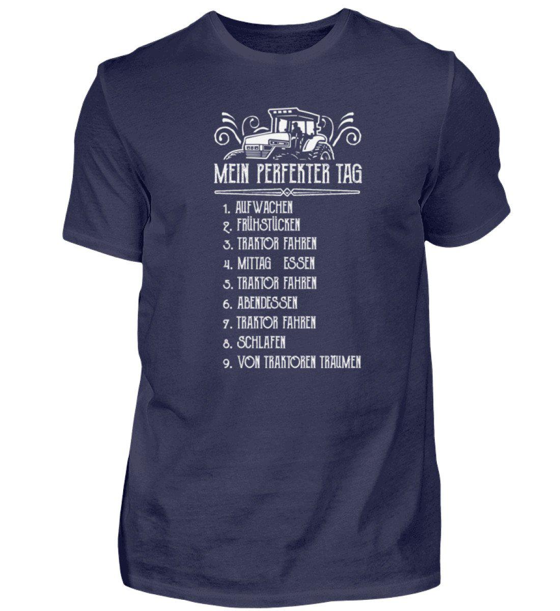 Mein perfekter Tag 2 · Herren T-Shirt-Herren Basic T-Shirt-Navy-S-Agrarstarz