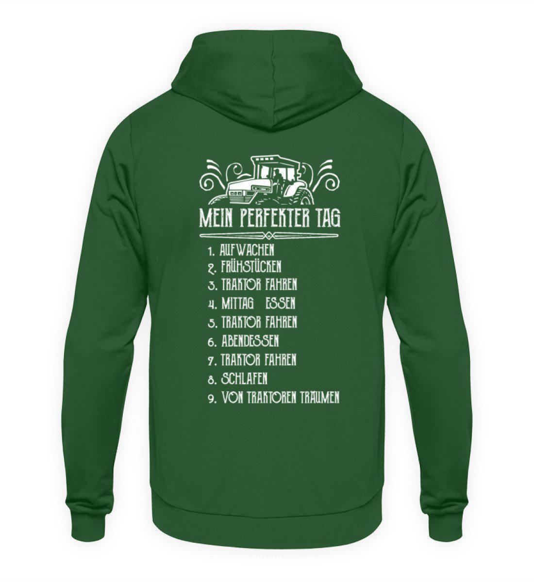 Mein perfekter Tag 2 · Unisex Kapuzenpullover Hoodie-Unisex Hoodie-Bottle Green-L-Agrarstarz