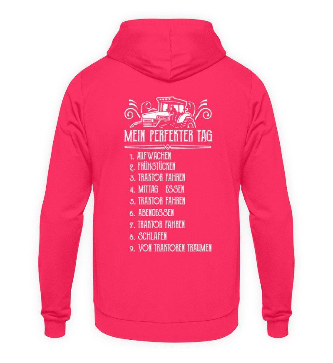 Mein perfekter Tag 2 · Unisex Kapuzenpullover Hoodie-Unisex Hoodie-Hot Pink-L-Agrarstarz