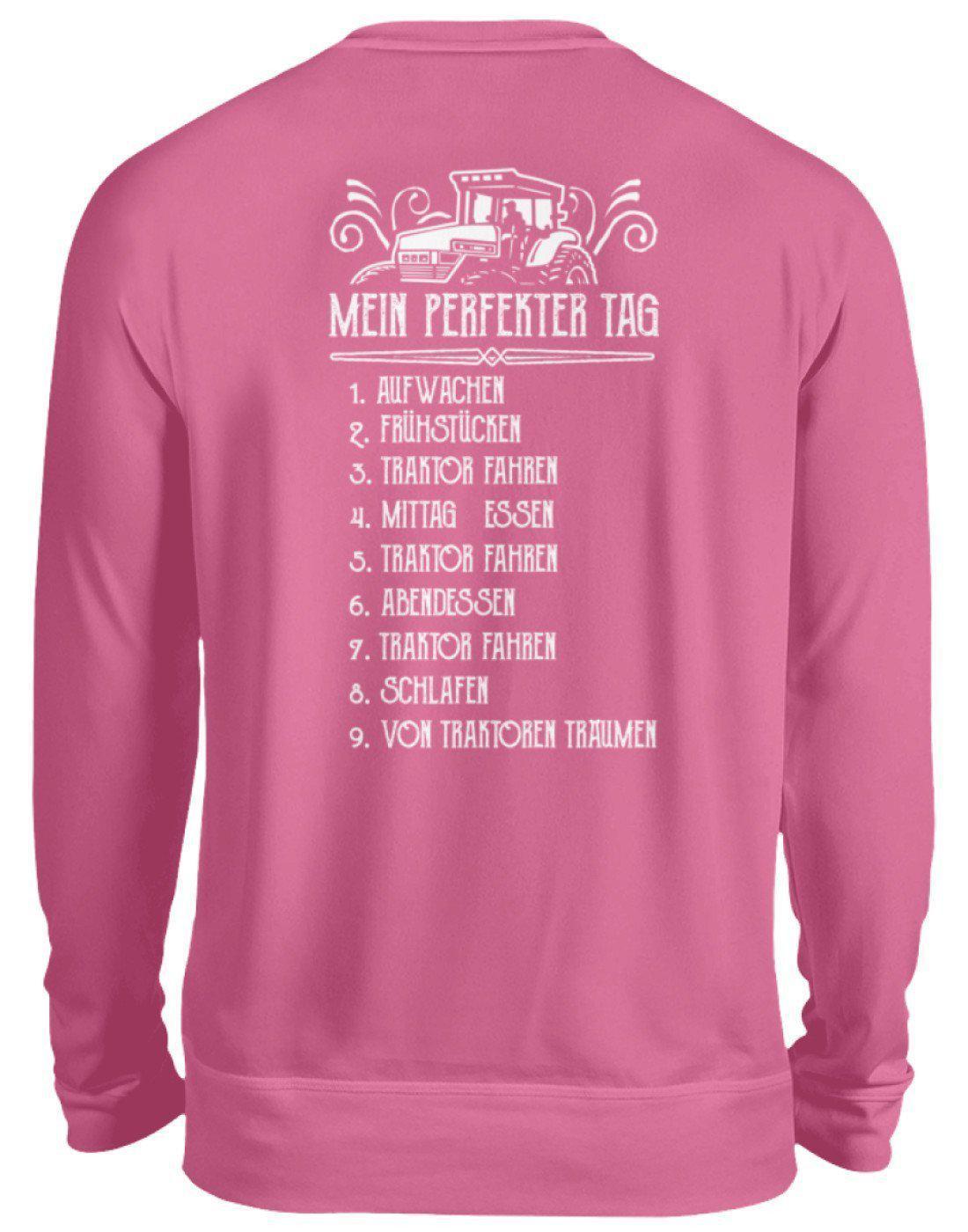 Mein perfekter Tag 2 · Unisex Sweatshirt Pullover-Unisex Sweatshirt-Candyfloss Pink-S-Agrarstarz