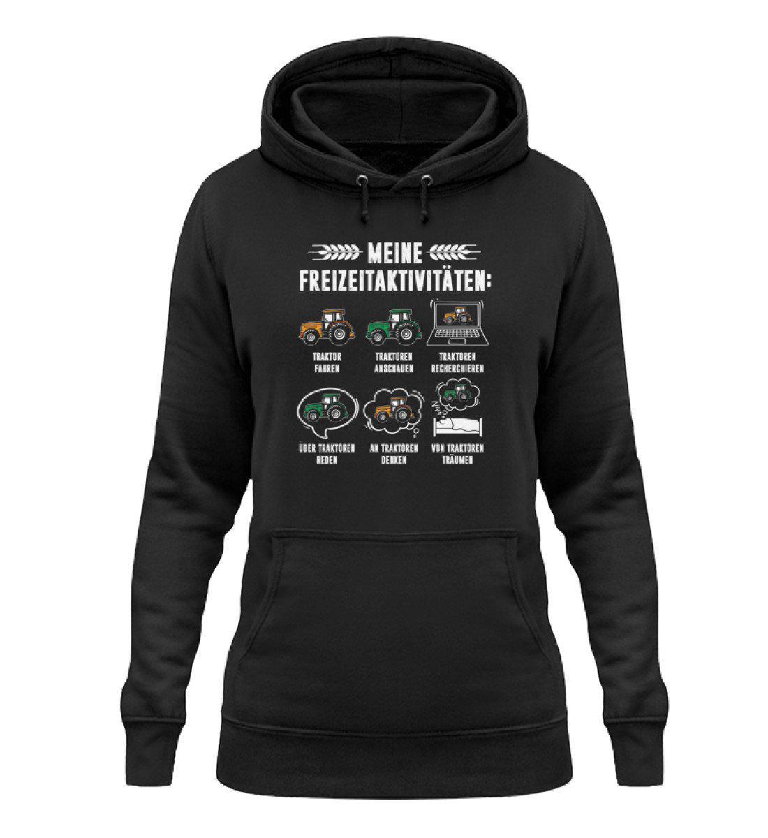 Meine Freizeitaktivitäten · Damen Hoodie-Damen Hoodie-Jet Black-XS-Agrarstarz