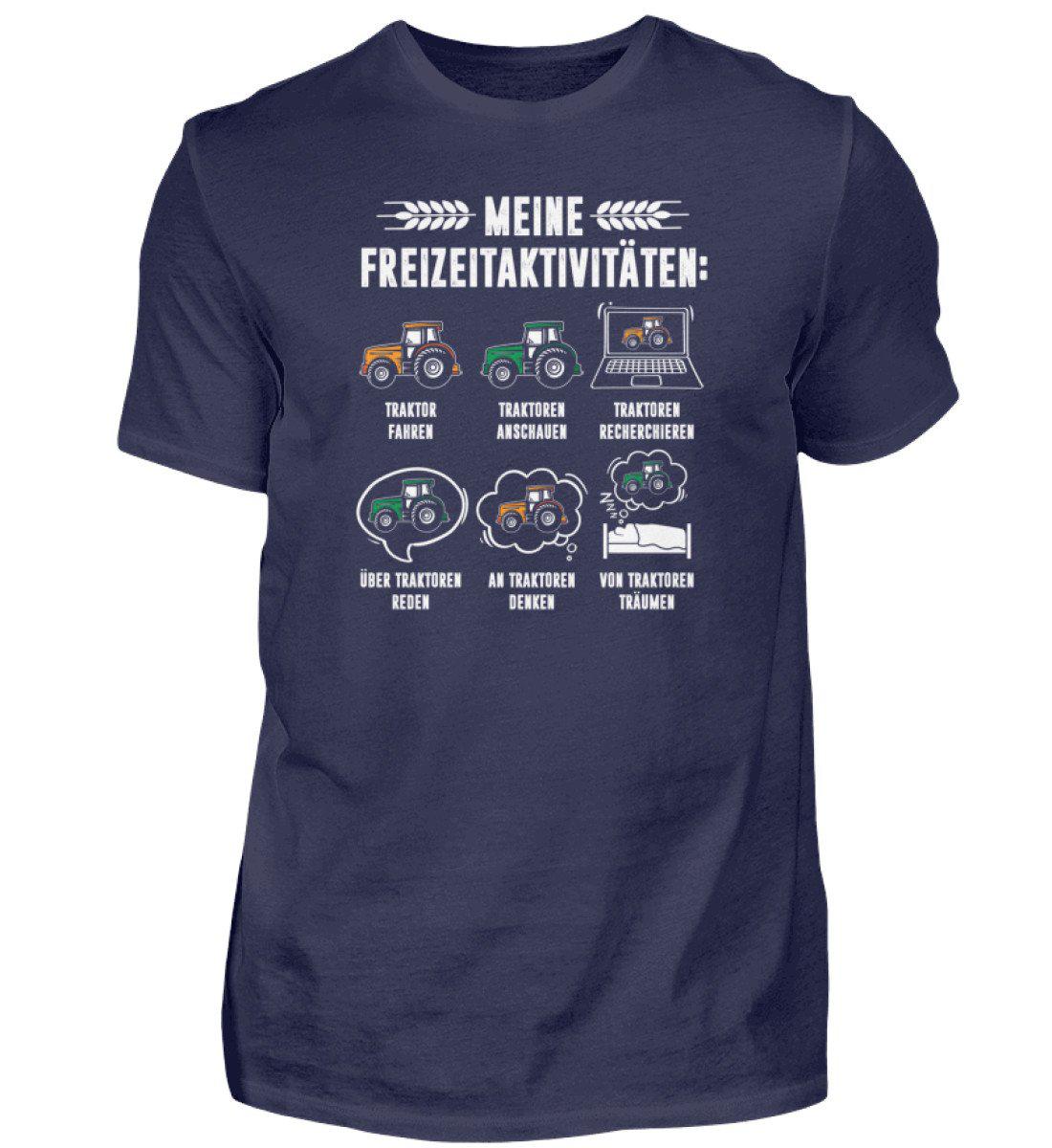 Meine Freizeitaktivitäten · Herren T-Shirt-Herren Basic T-Shirt-Navy-S-Agrarstarz