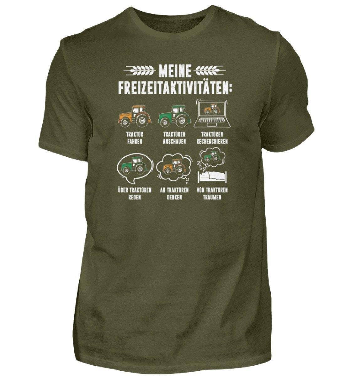Meine Freizeitaktivitäten · Herren T-Shirt-Herren Basic T-Shirt-Urban Khaki-S-Agrarstarz