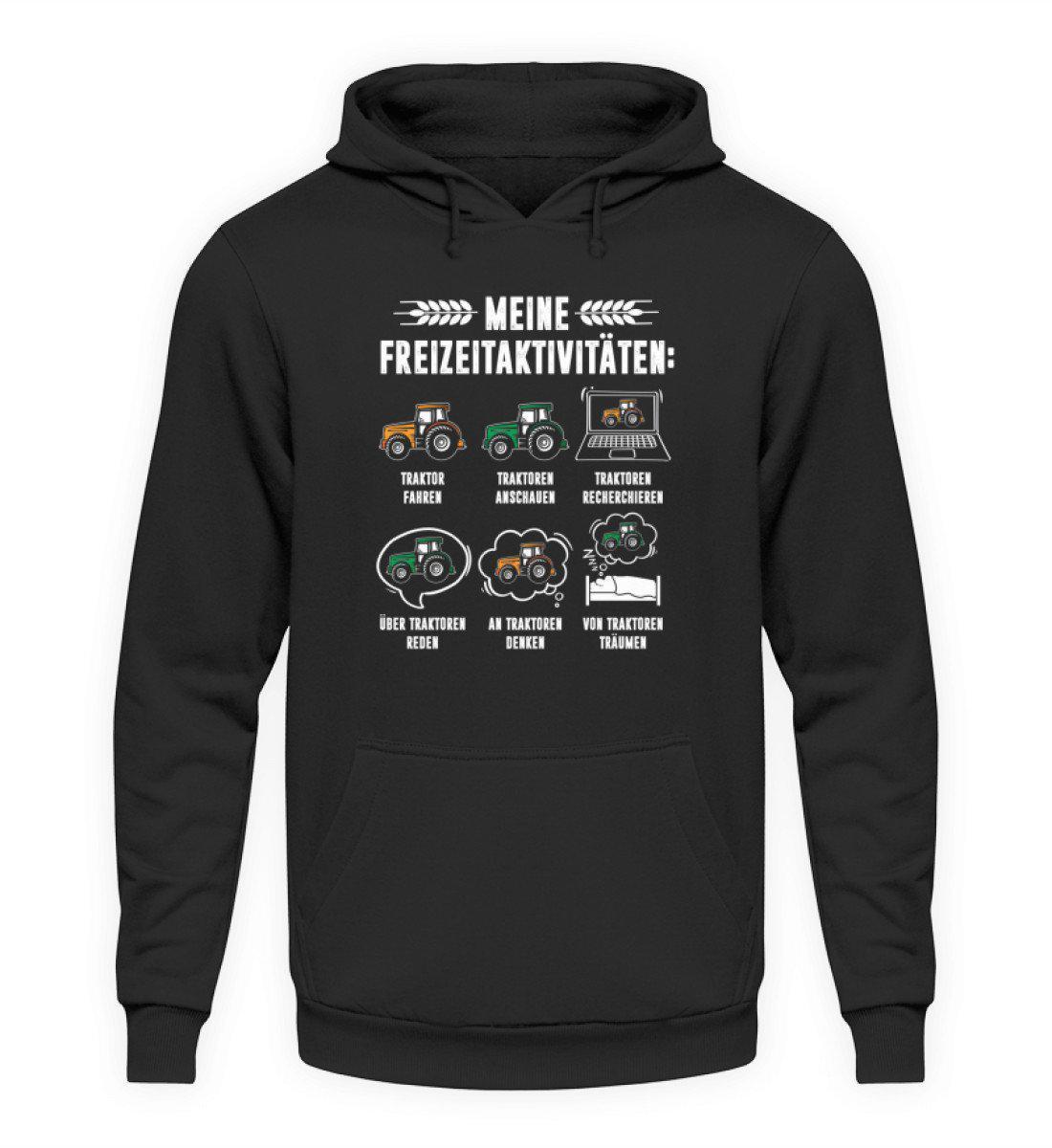 Meine Freizeitaktivitäten · Unisex Kapuzenpullover Hoodie-Unisex Hoodie-Jet Black-S-Agrarstarz