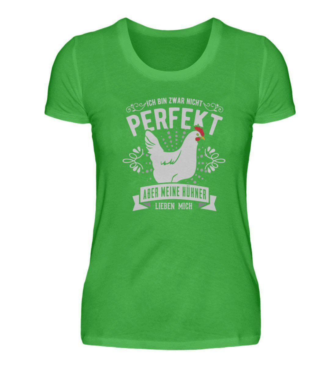 Meine Hühner lieben mich · Damen T-Shirt-Damen Basic T-Shirt-Green Apple-S-Agrarstarz