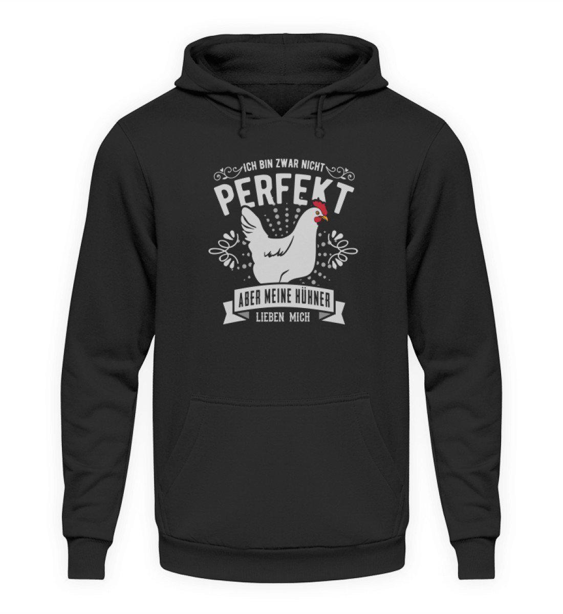 Meine Hühner lieben mich · Unisex Kapuzenpullover Hoodie-Unisex Hoodie-Jet Black-L-Agrarstarz