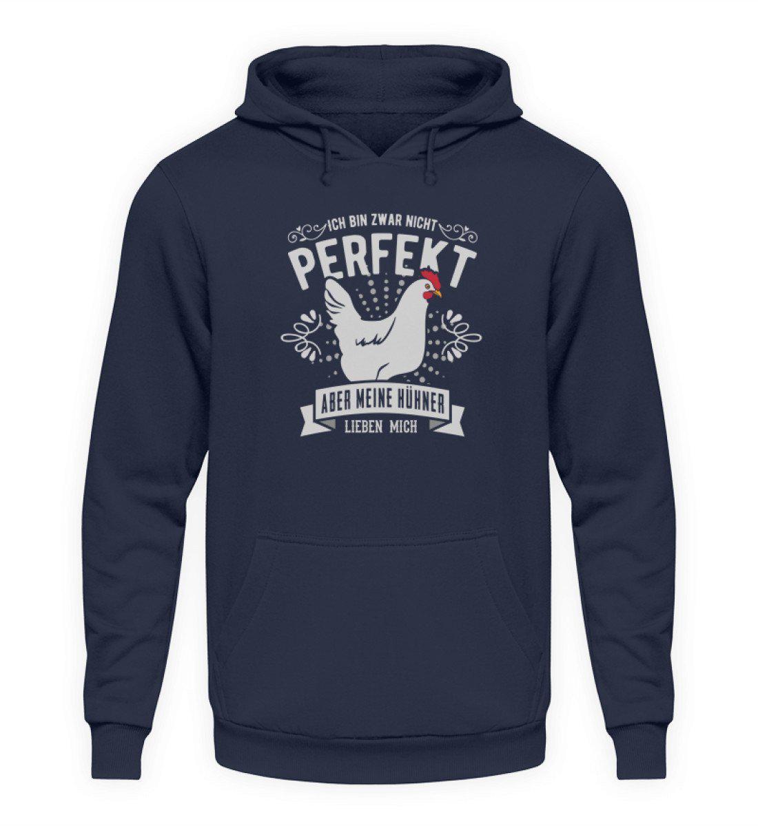 Meine Hühner lieben mich · Unisex Kapuzenpullover Hoodie-Unisex Hoodie-Oxford Navy-L-Agrarstarz