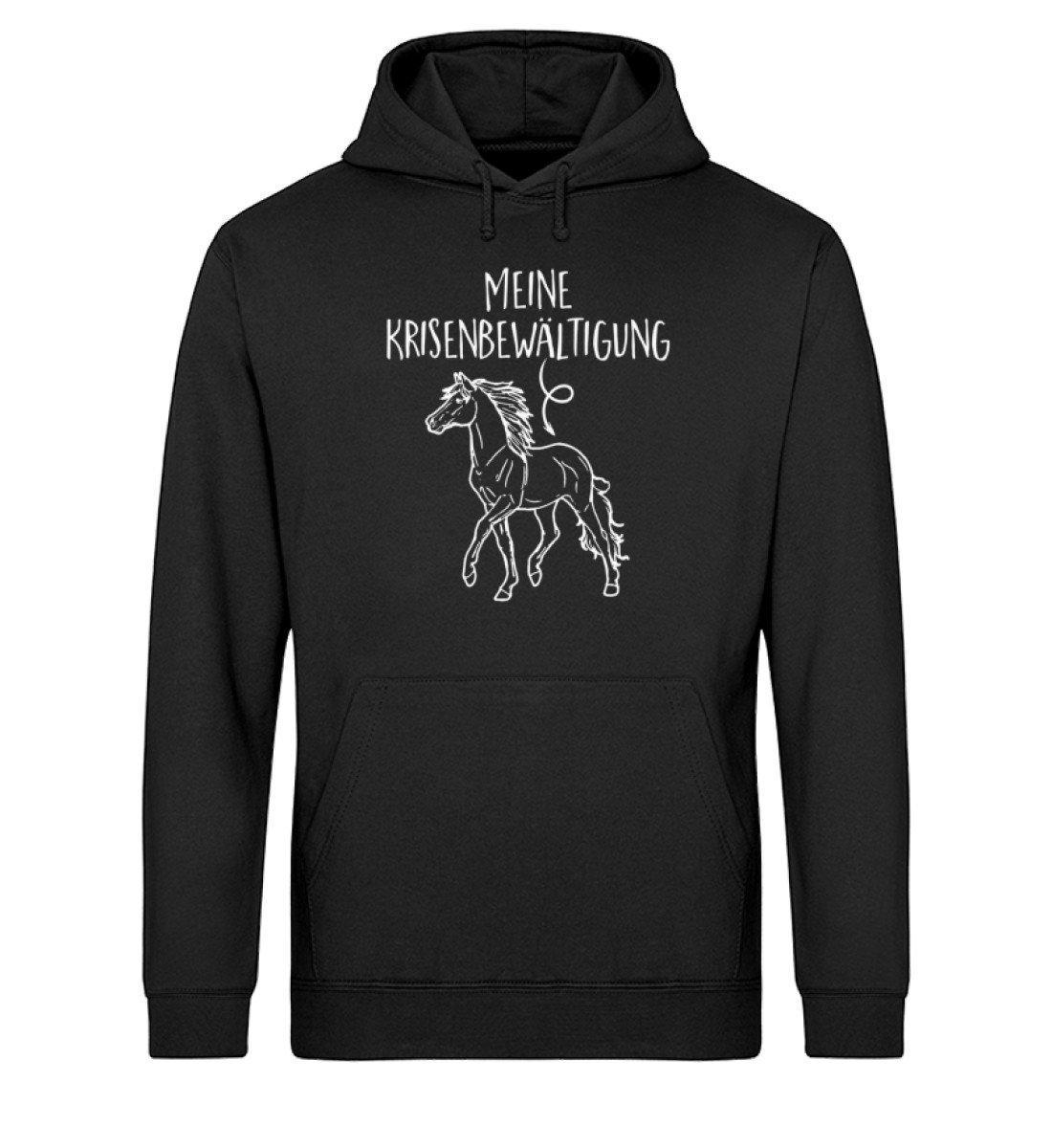 Meine Krisenbewältigung Pferd · Unisex Organic Hoodie-Drummer Hoodie ST/ST-Black-XS-Agrarstarz