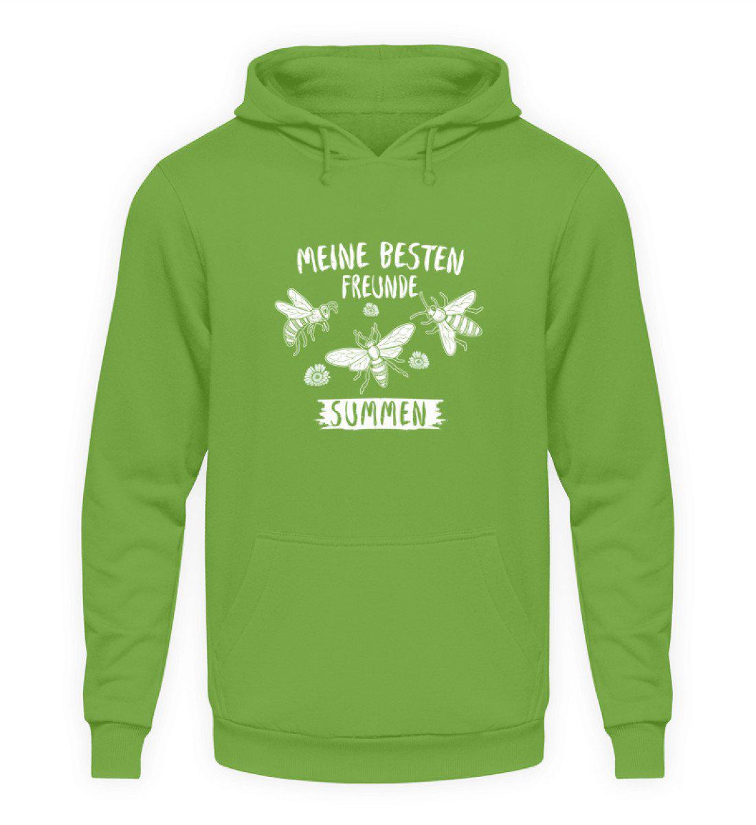 Meine besten Freunde summen · Unisex Kapuzenpullover Hoodie-Unisex Hoodie-LimeGreen-S-Agrarstarz