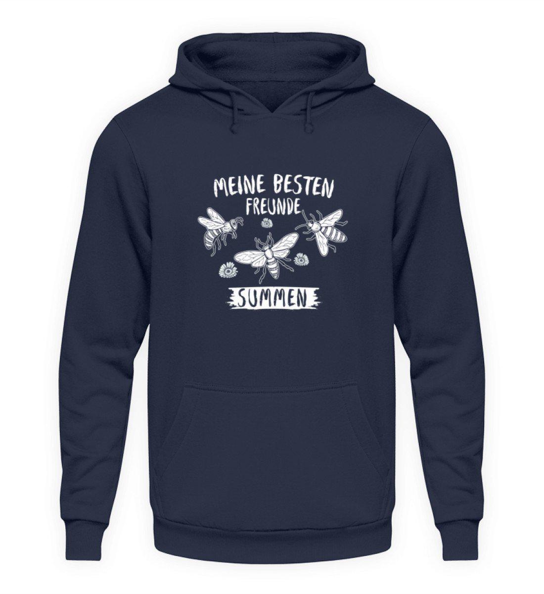 Meine besten Freunde summen · Unisex Kapuzenpullover Hoodie-Unisex Hoodie-Oxford Navy-S-Agrarstarz