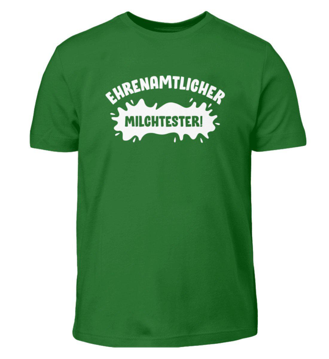 Milchtester · Kinder T-Shirt-Kinder T-Shirt-Kelly Green-3/4 (98/104)-Agrarstarz
