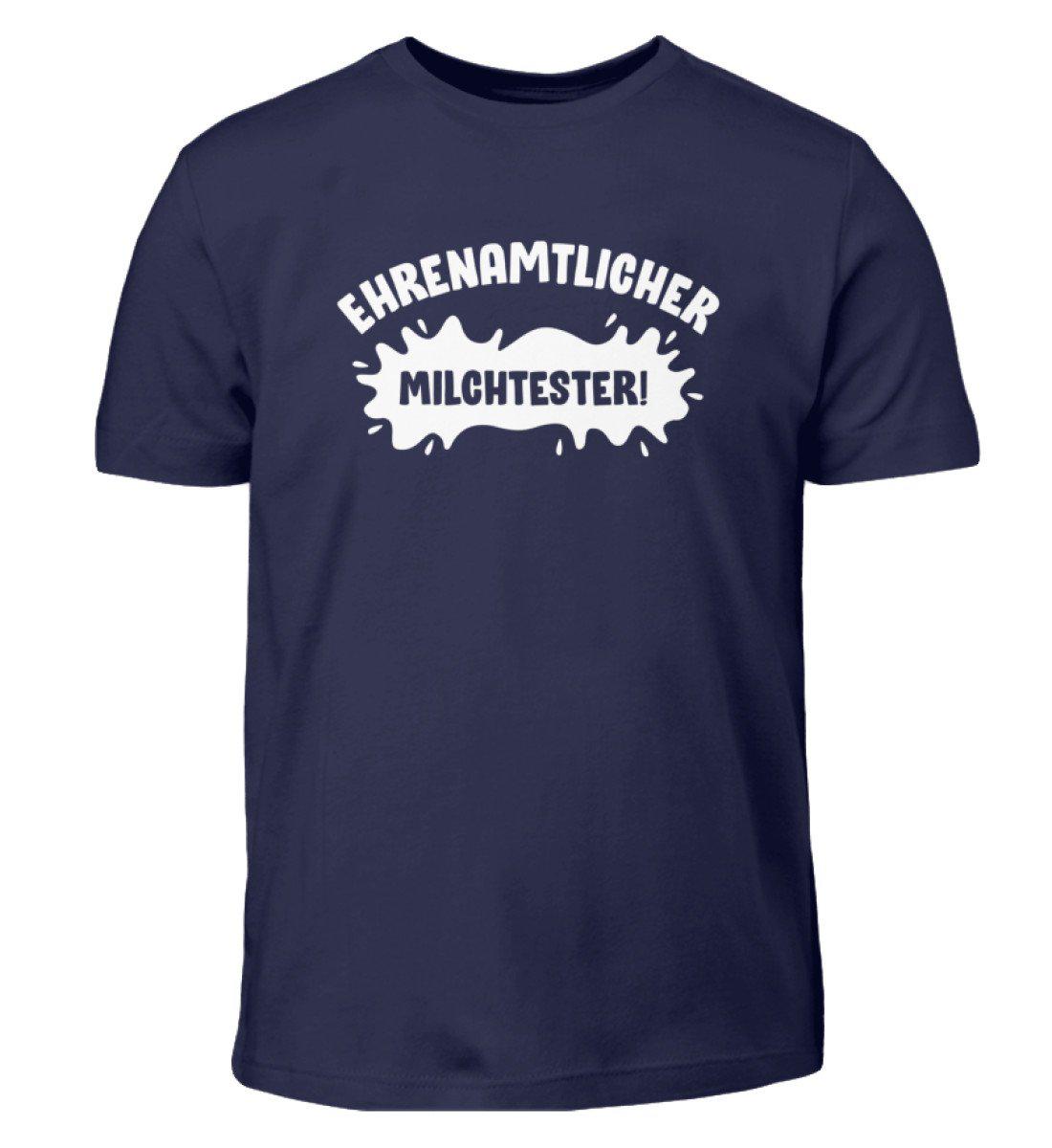 Milchtester · Kinder T-Shirt-Kinder T-Shirt-Navy-3/4 (98/104)-Agrarstarz