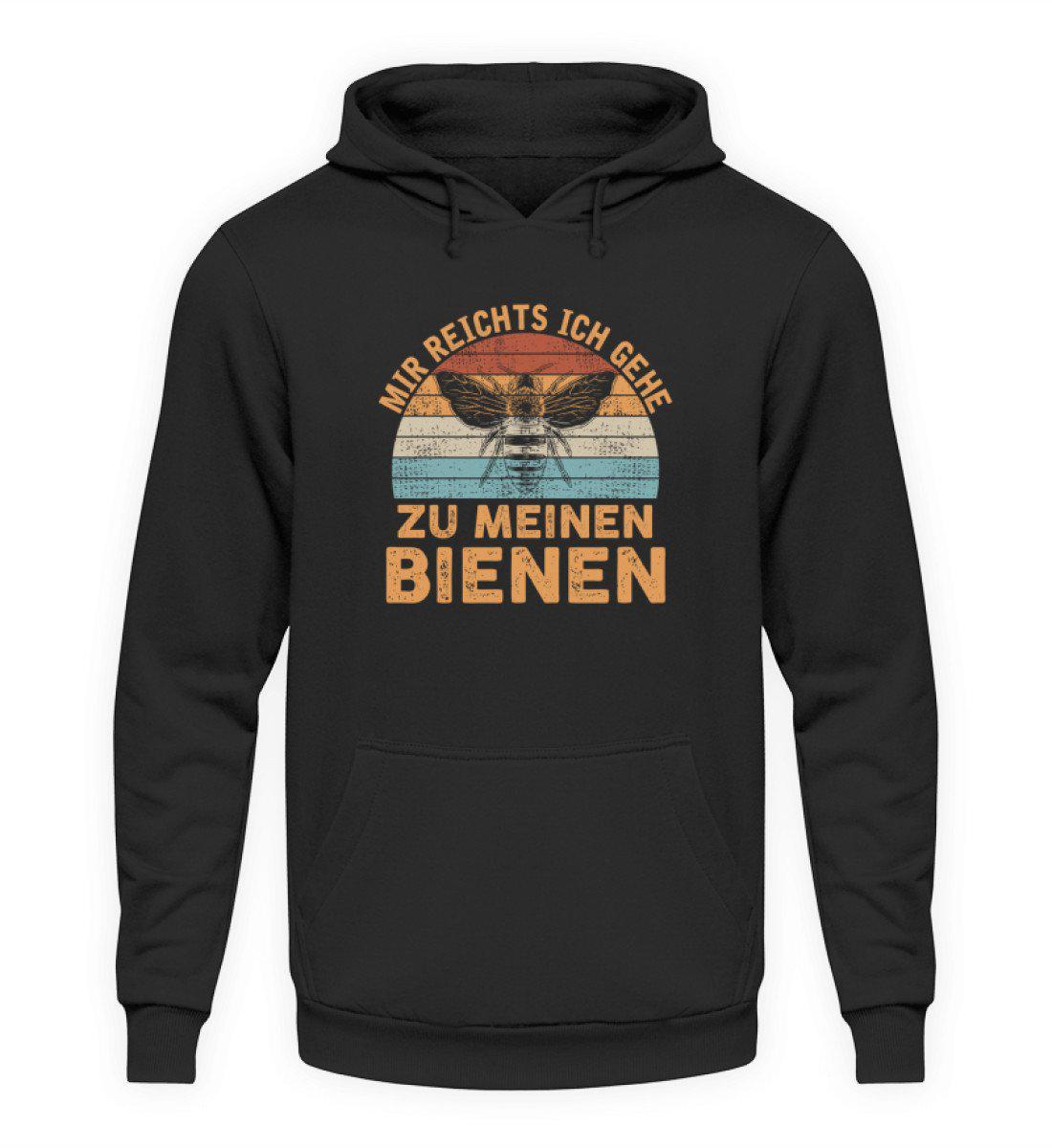 Mir reichts Bienen Retro · Unisex Hoodie-Unisex Hoodie-Jet Black-S-Agrarstarz