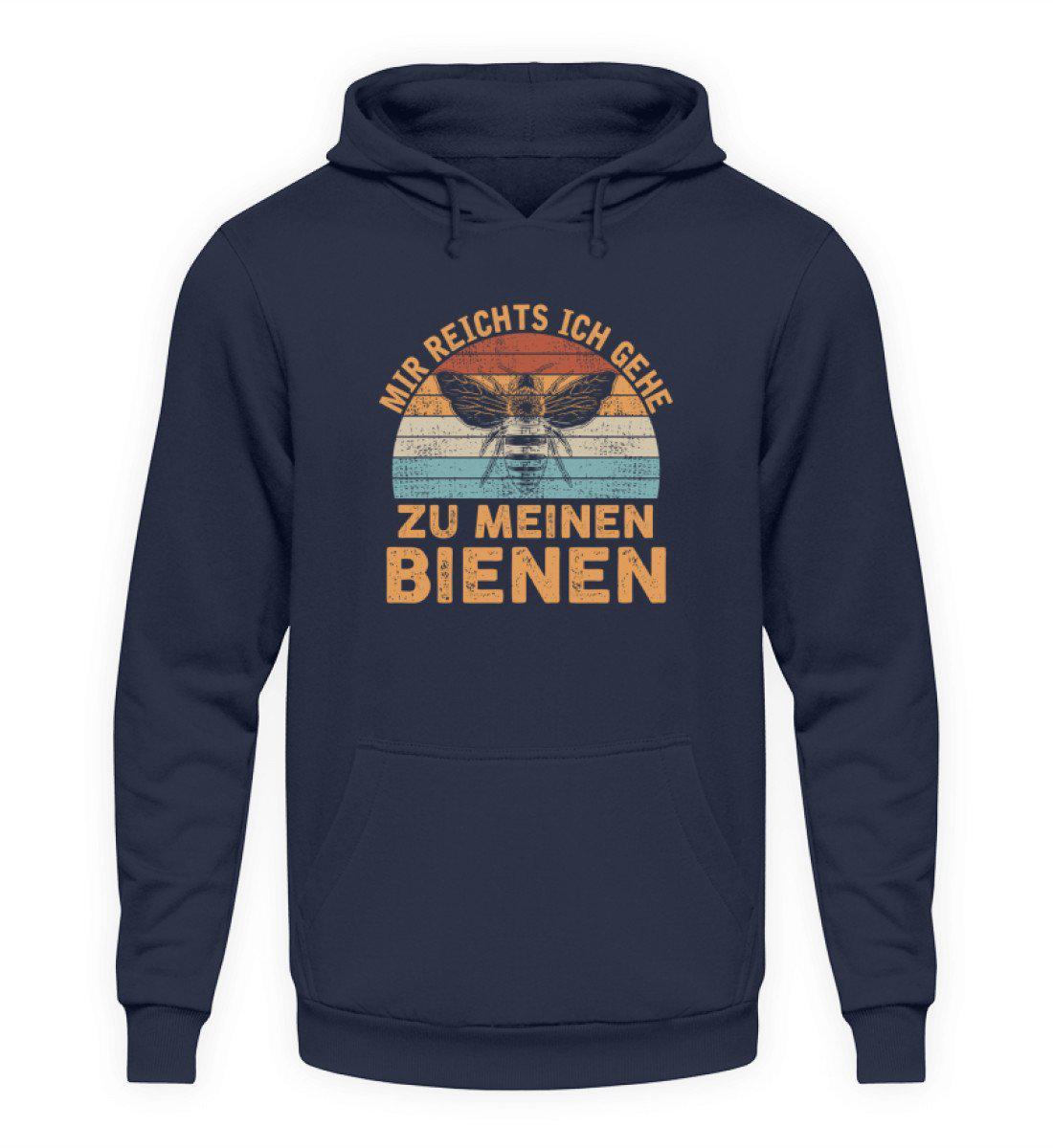 Mir reichts Bienen Retro · Unisex Hoodie-Unisex Hoodie-Oxford Navy-S-Agrarstarz