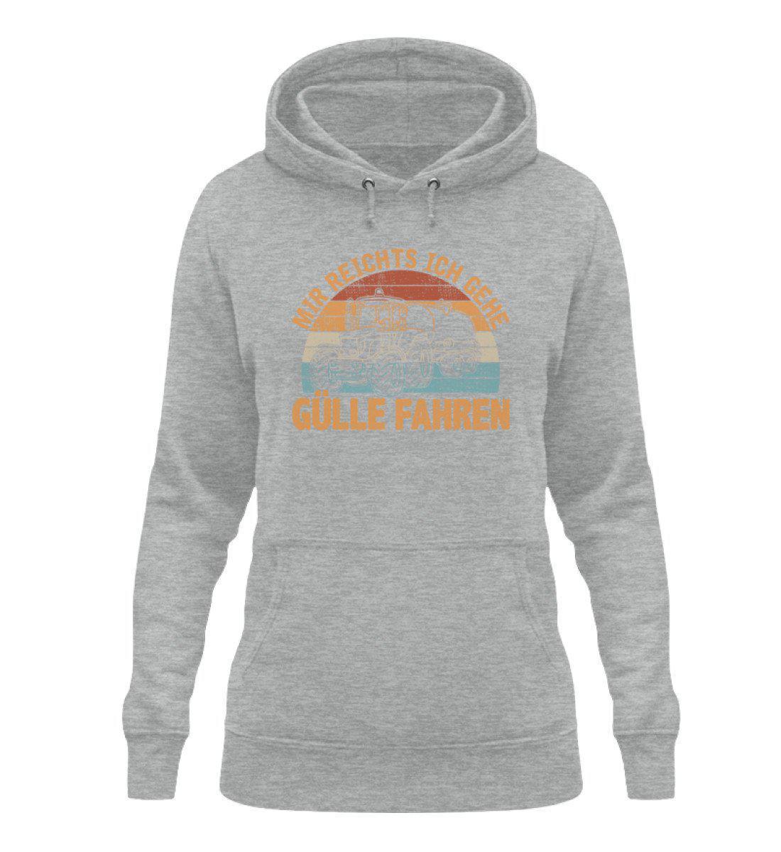 Mir reichts Gülle fahren Retro · Damen Hoodie-Damen Hoodie-Heather Sport Grey-XS-Agrarstarz