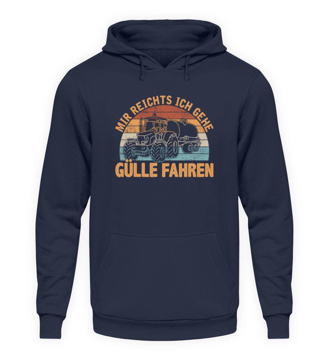 Mir reichts Gülle fahren Retro · Unisex Hoodie-Unisex Hoodie-Oxford Navy-S-Agrarstarz