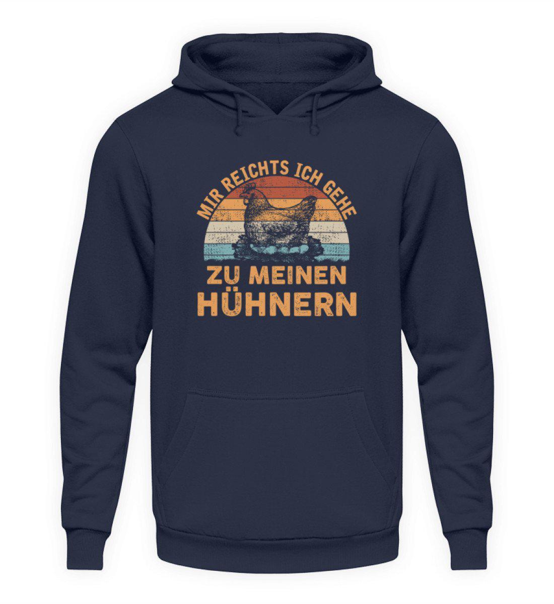 Mir reichts Hühner Retro · Unisex Hoodie-Unisex Hoodie-Oxford Navy-S-Agrarstarz