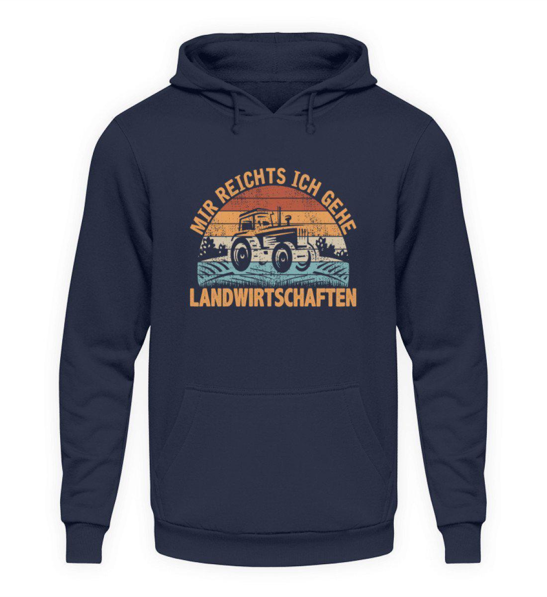 Mir reichts Landwirtschaften Retro · Unisex Hoodie-Unisex Hoodie-Oxford Navy-S-Agrarstarz