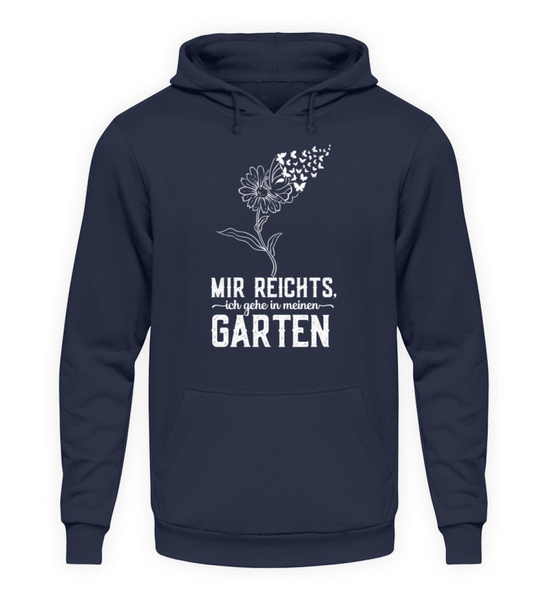 Mir reichts ich gehe in meinen Garten · Unisex Kapuzenpullover Hoodie-Unisex Hoodie-Oxford Navy-S-Agrarstarz