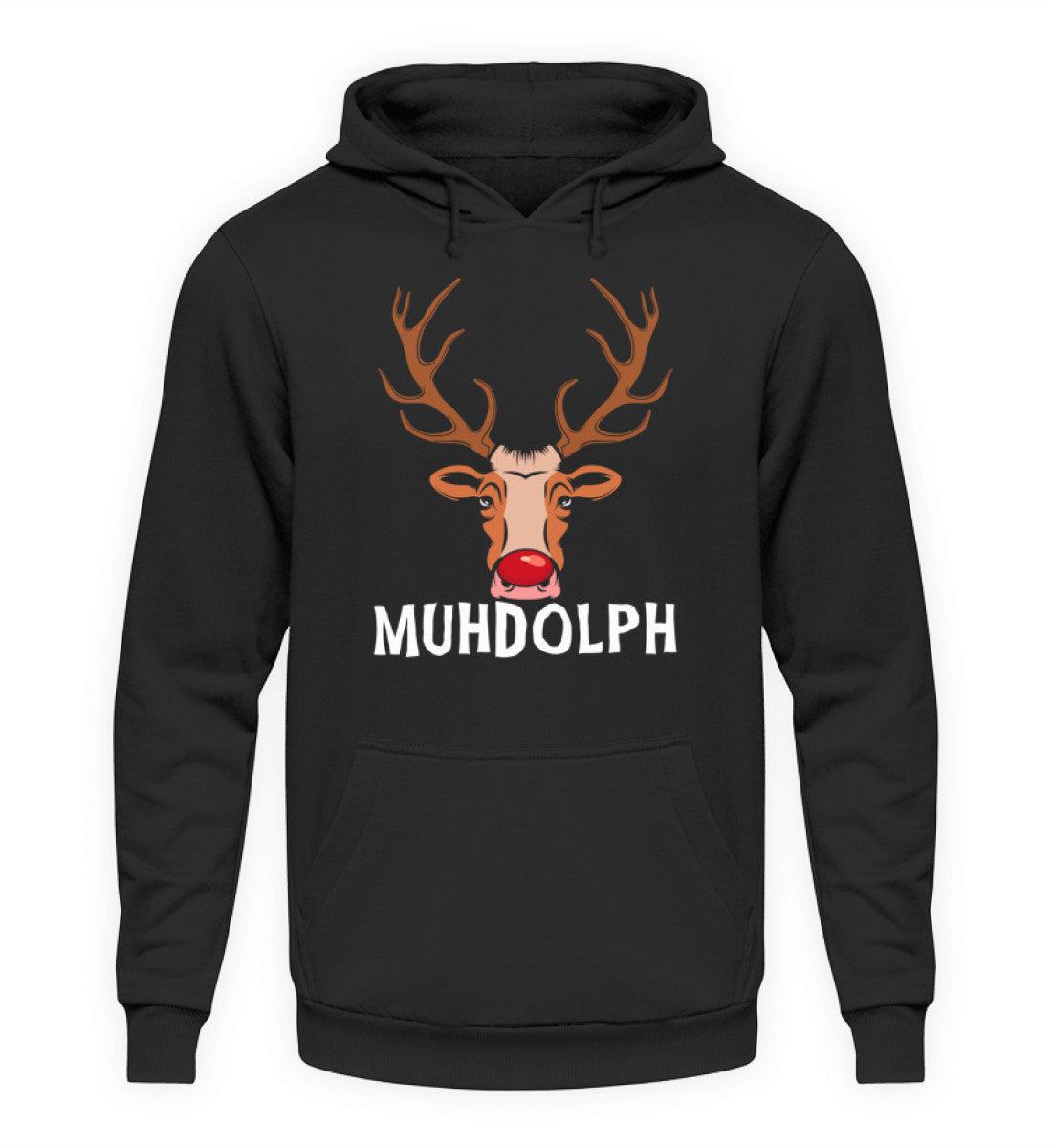 Muhdolph kuh · Unisex Kapuzenpullover Hoodie-Unisex Hoodie-Deep Black-XS-Agrarstarz