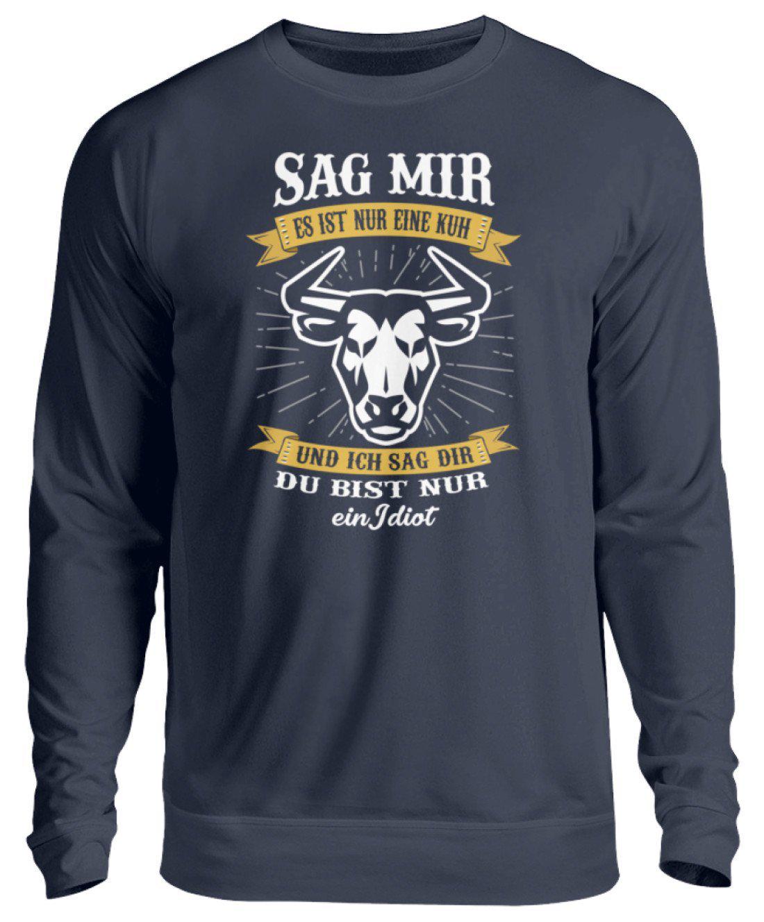 Nicht nur eine Kuh · Unisex Sweatshirt Pullover-Unisex Sweatshirt-Oxford Navy-S-Agrarstarz