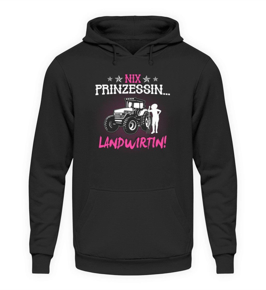 Nix Prinzessin Landwirtin · Unisex Kapuzenpullover Hoodie-Unisex Hoodie-Jet Black-L-Agrarstarz